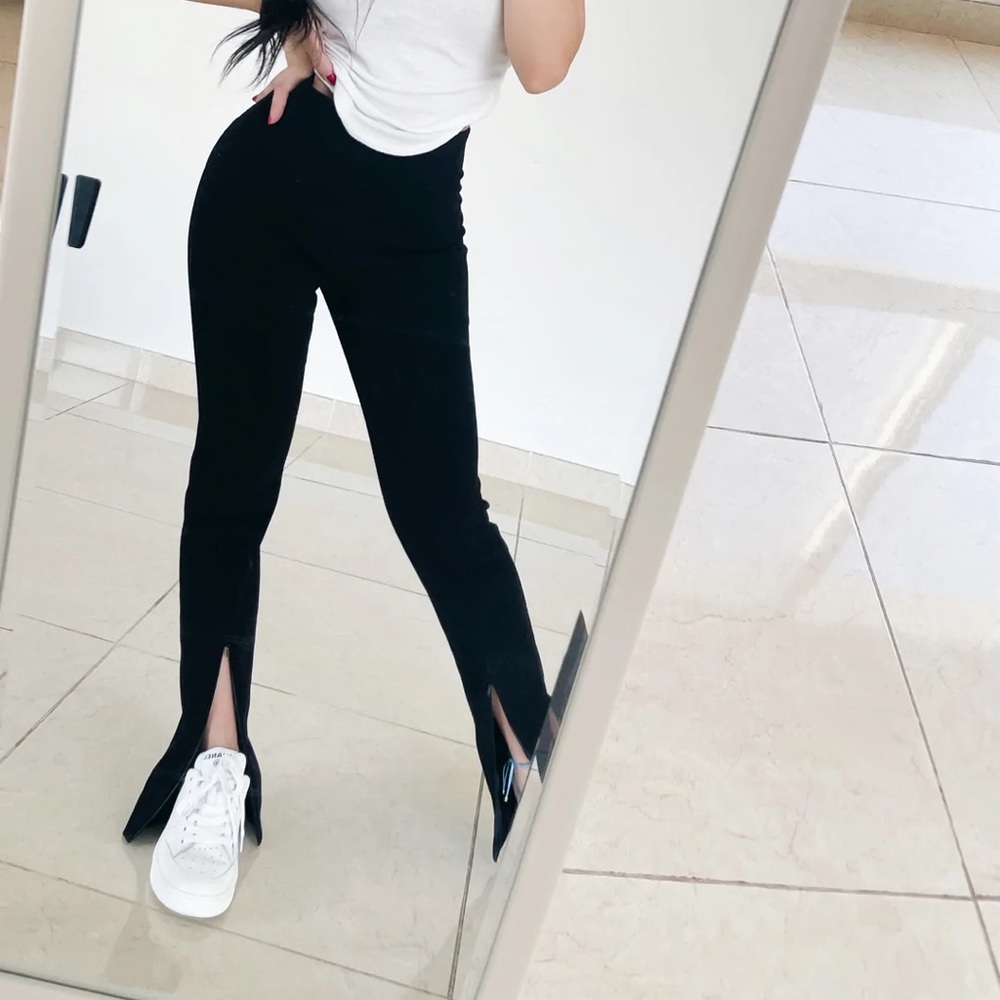 Petite The Brand Split Front Trouser - image 1